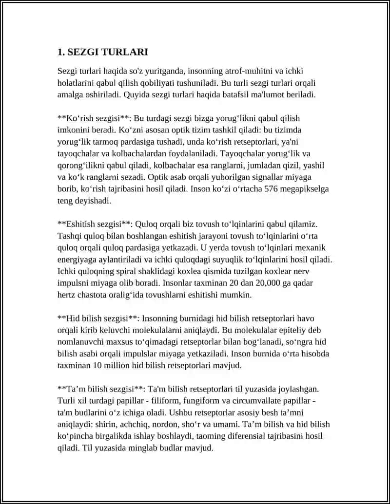 SEZGILAR HAQIDA UMUMIY TUSHUNCHA 3