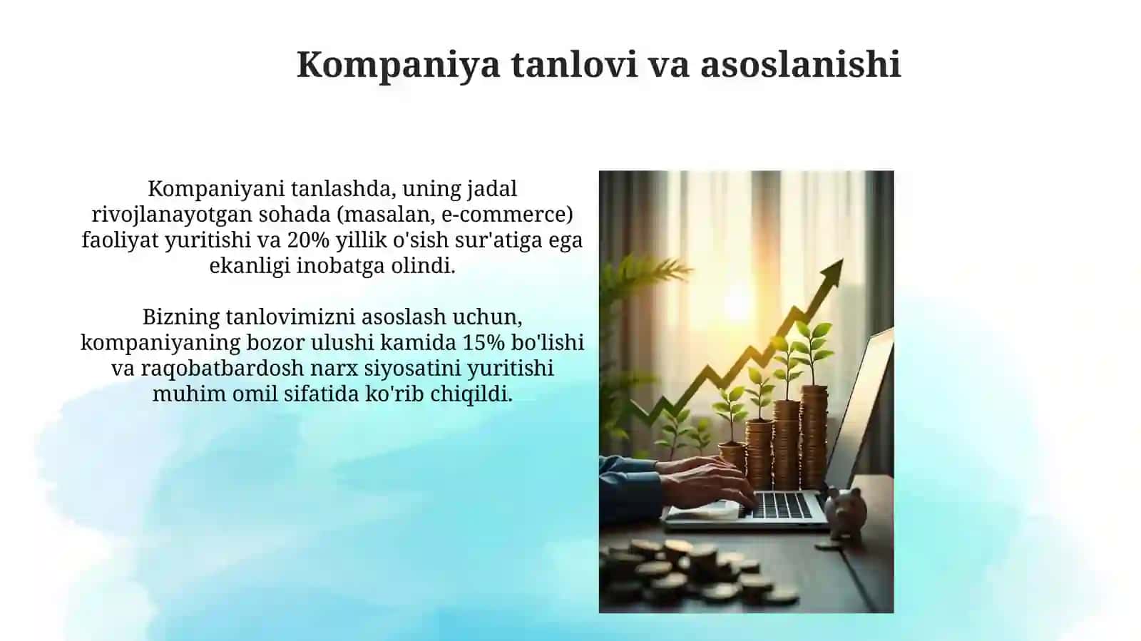 Korxona misolida marketing strategiyasini tuzish 3