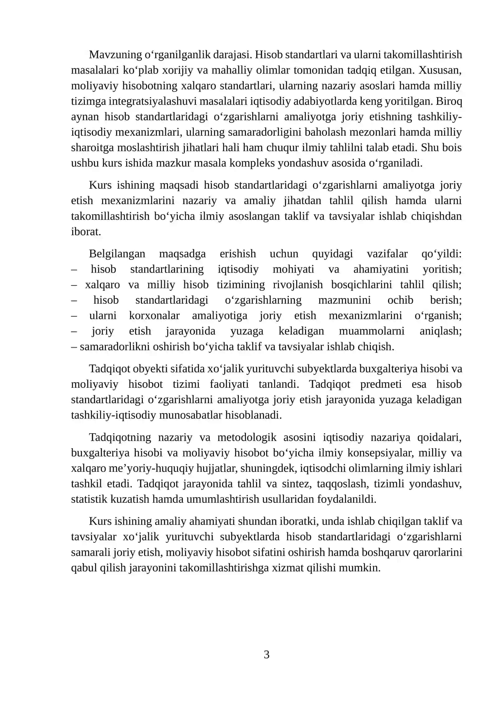 Hisob standartlaridagi oʻzgarishlarni amaliyotga joriy etish mexanizmlari 3