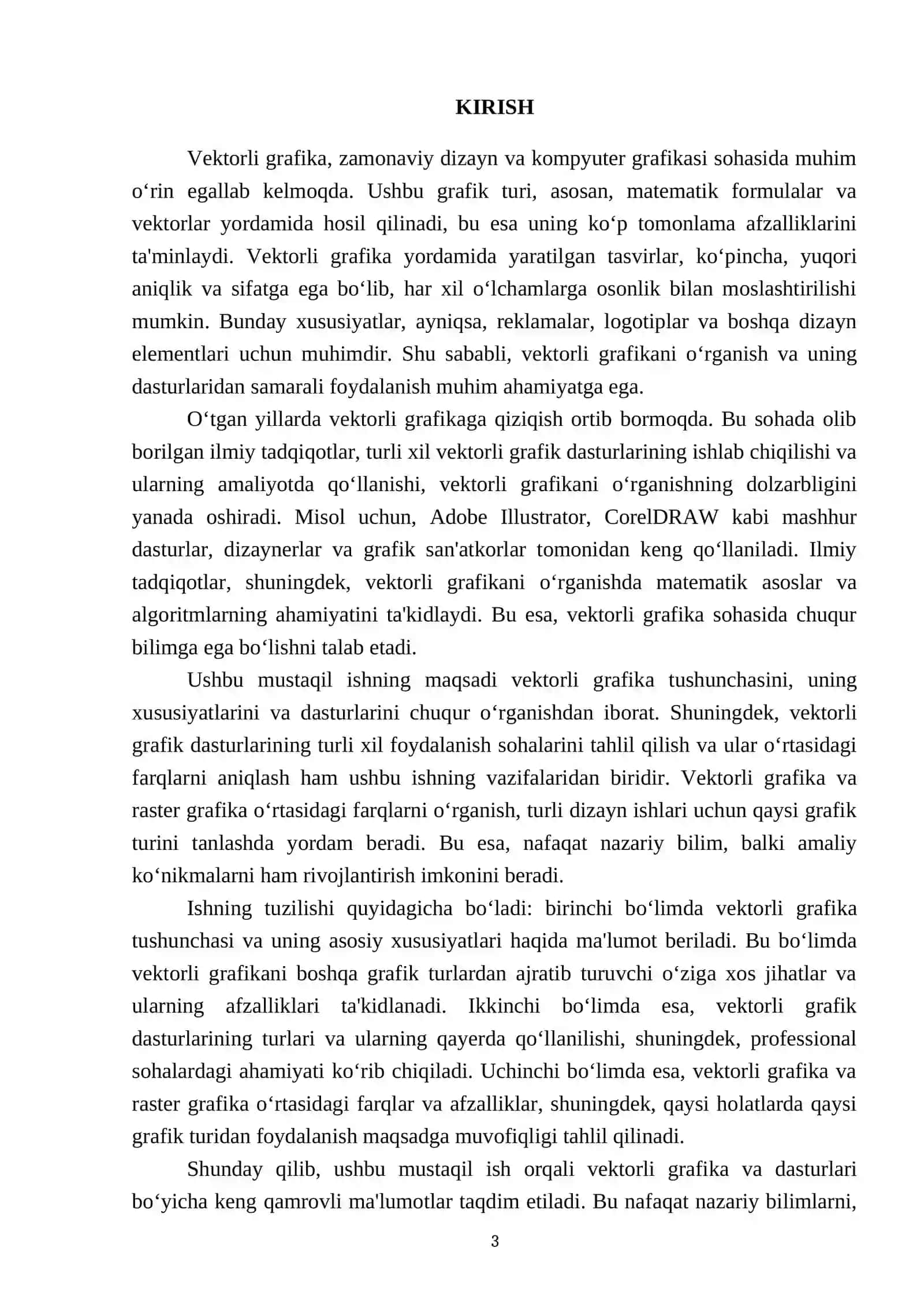 Vektorli grafika.Vektorli grafik dasturlari 3