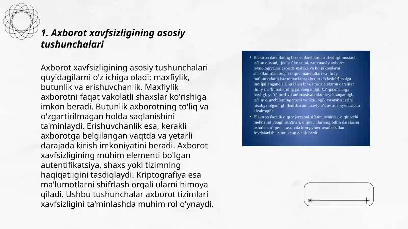 Oʻquvchi - yoshlarda axborot xavfsizligi koʻnikmalarini shakllantirishning ijtimoiy -pedagogik mohiyati 3