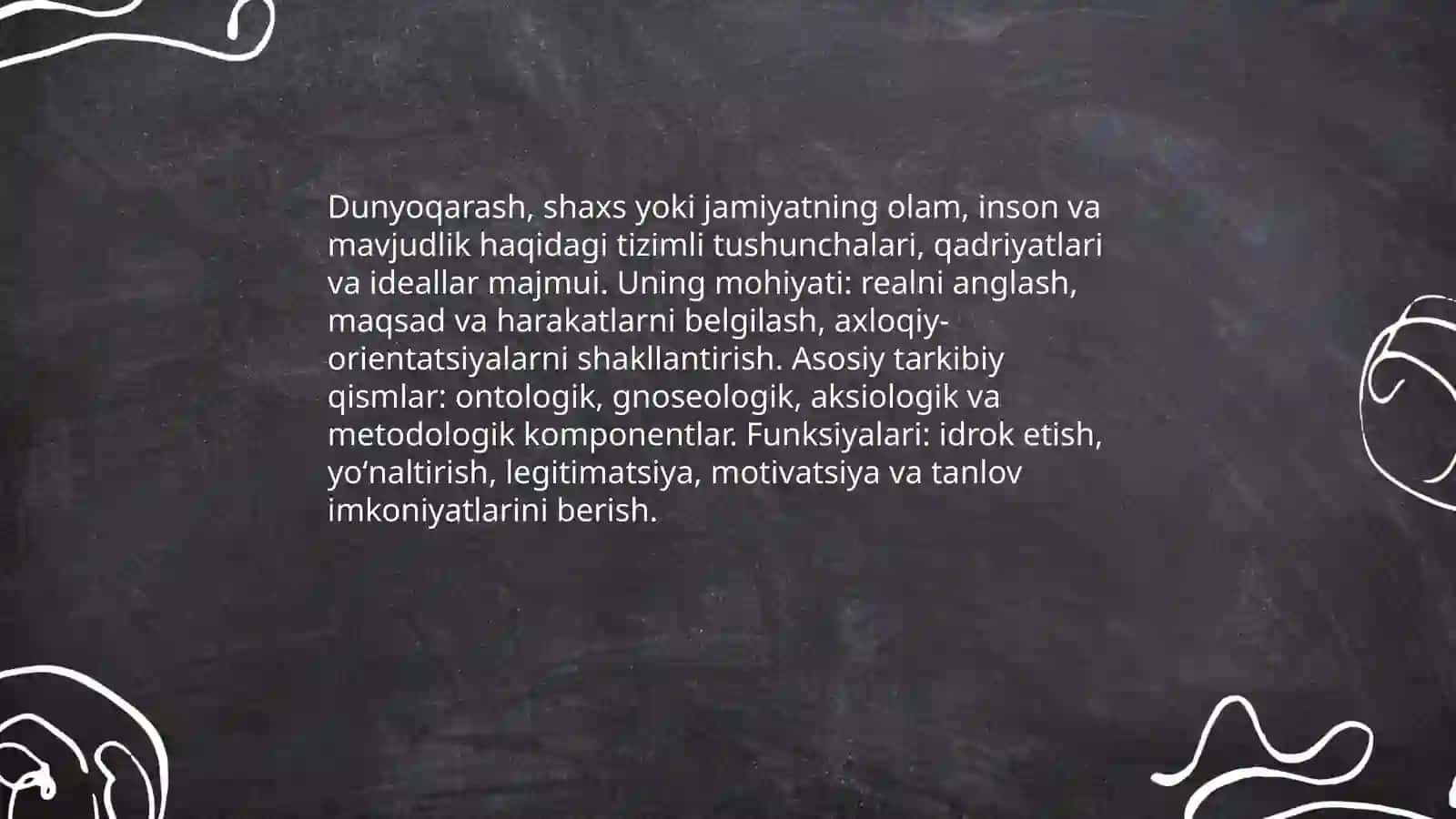 Dunyo qarashning mohiyati tuzilishi va asosiy funksiyalari 3
