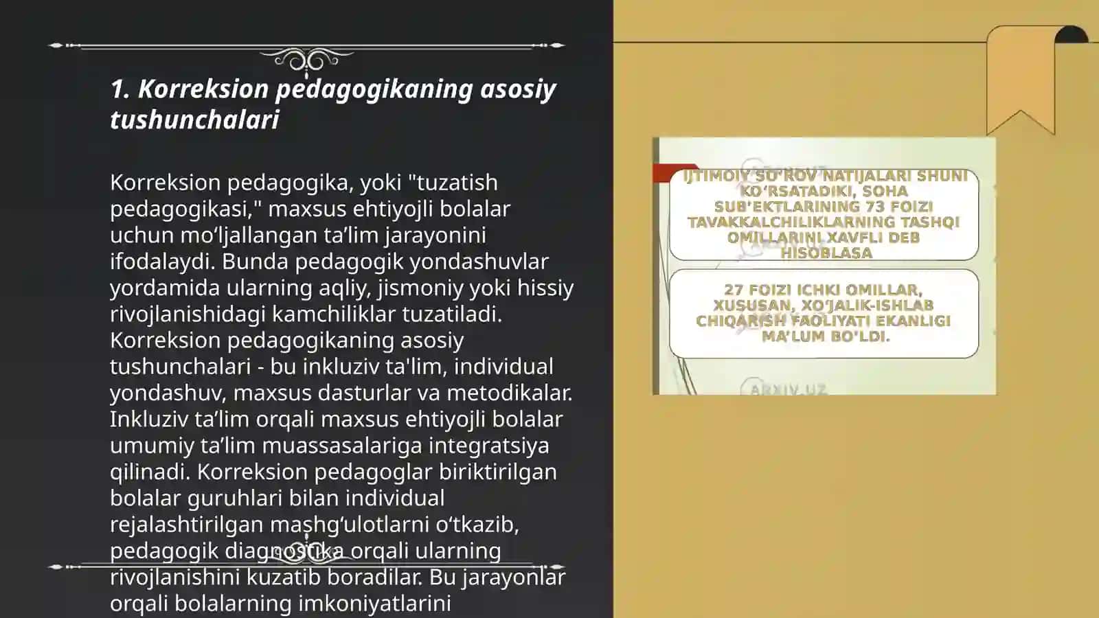 Korreksion (maxsus) pedagogikaning asosiy, tamoyillari va metodlari 3