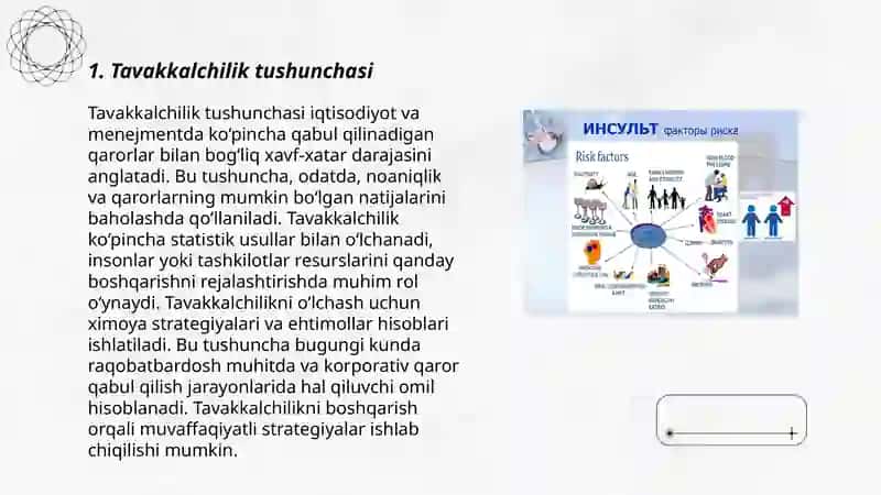 Tavakkalchilikni vujudga kelish sabablari 3