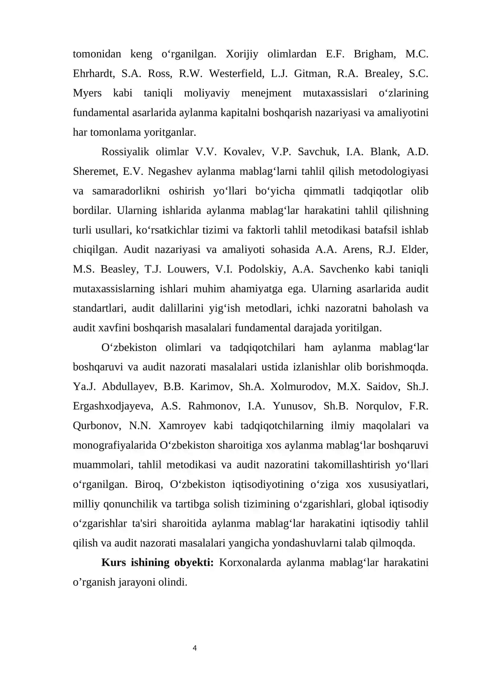 Korxonalarda aylanma mablag‘lar harakatining iqtisodiy tahlili va audit nazoratini tashkil etish 3