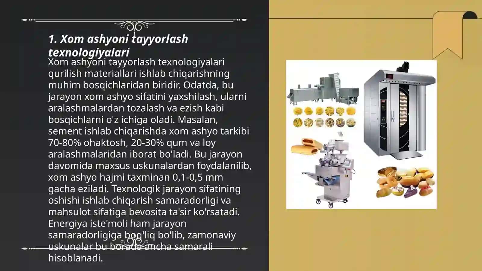 Xom ashyoni tayyorlash texnologiyalari 3