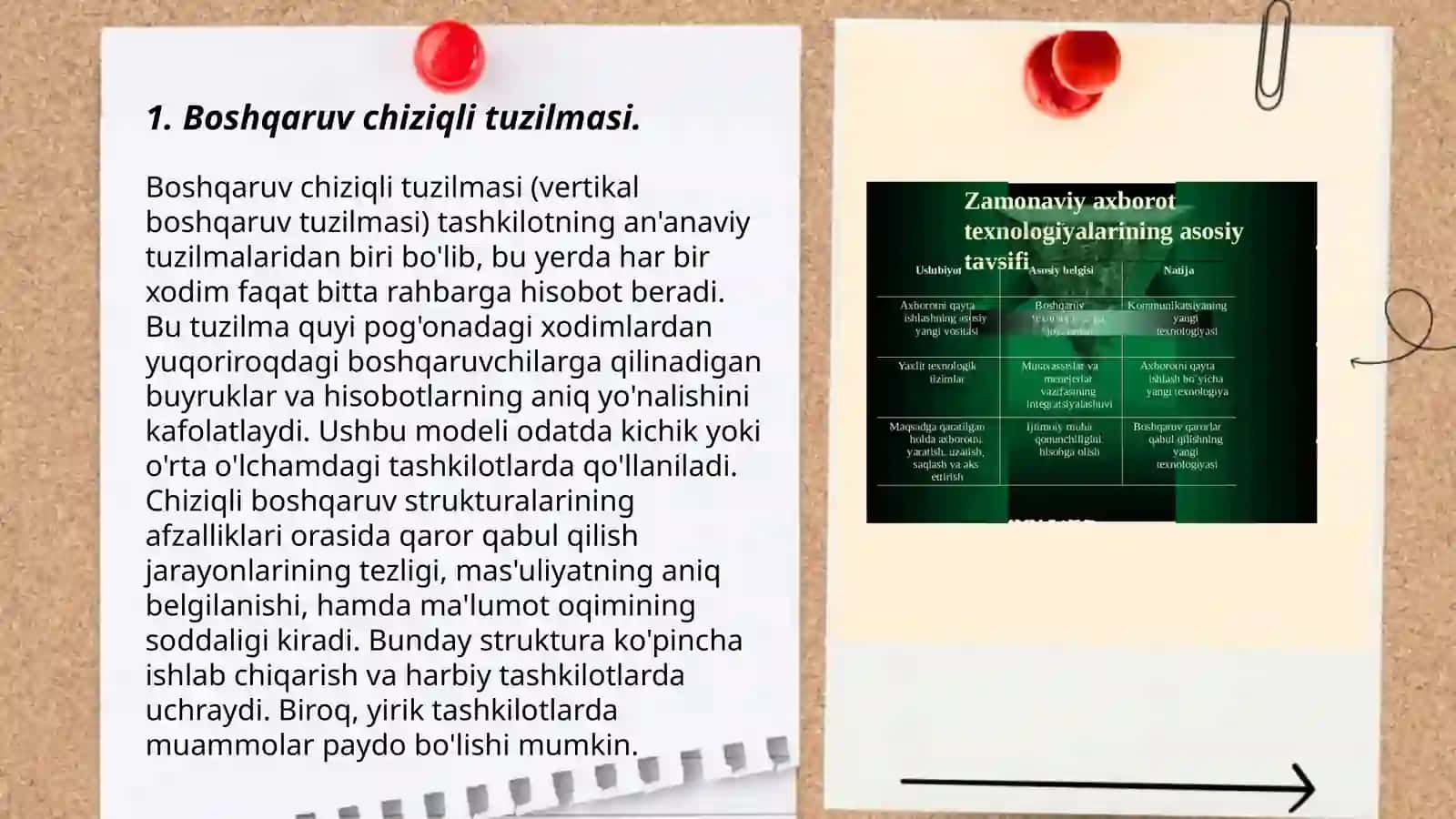 Boshqarish strukturalarining tashkiliy turlari va ularning farklari. Boshqaruvning chiziqli tuzilmasi 3