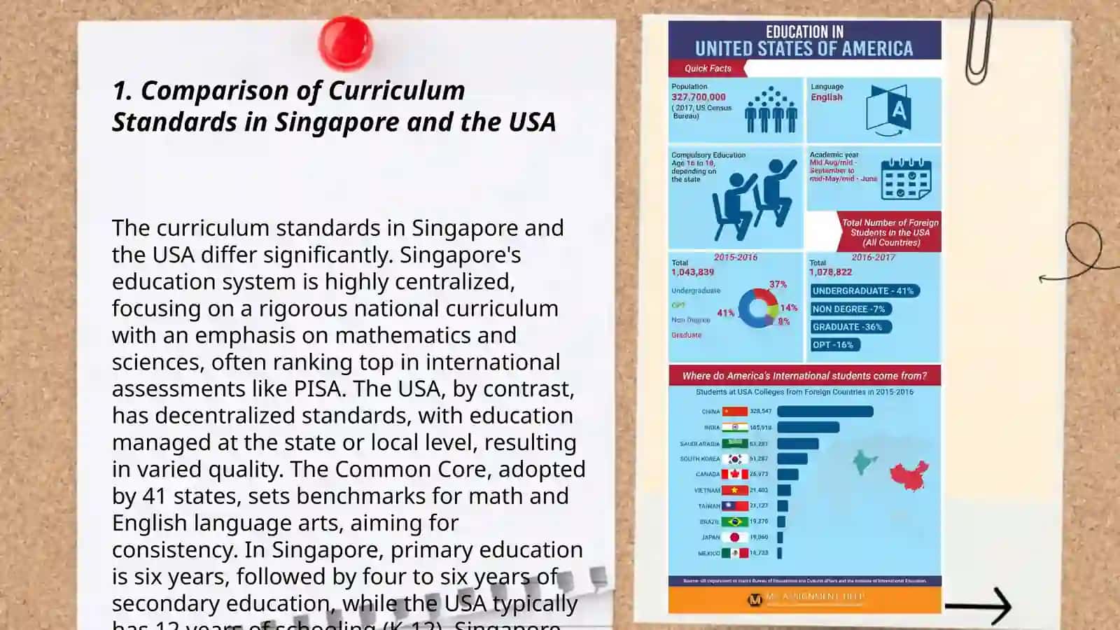 Mavzu: Comparison of Curriculum Standards in Singapore and the USA 3