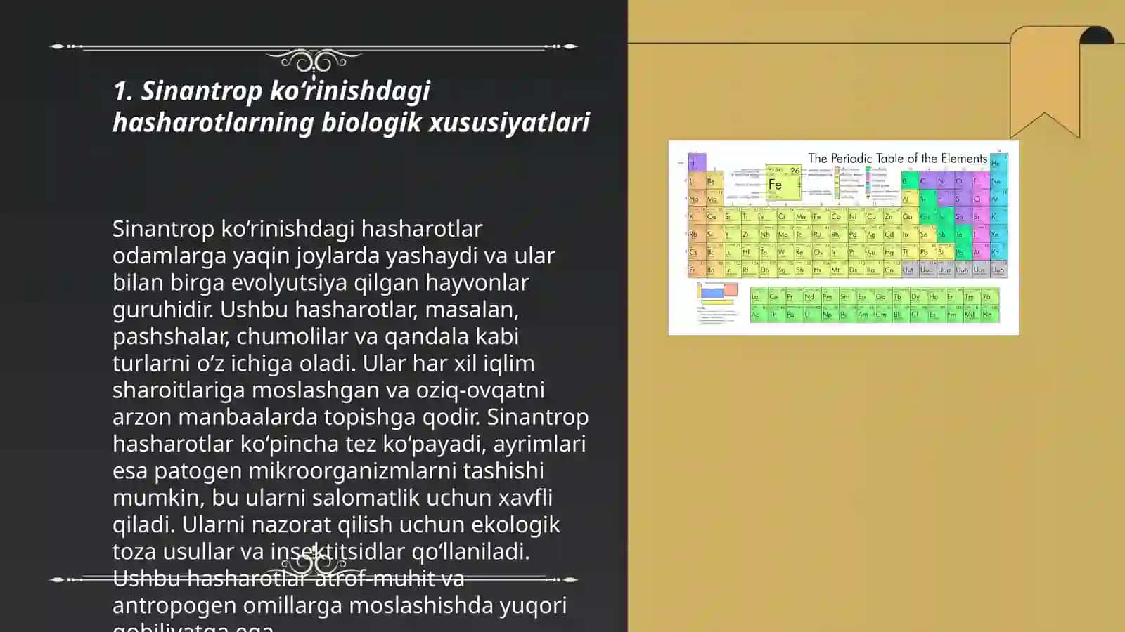 Sinantrop ko‘rinishdagi xasharotlar, ularning epidembiologik ahamiyati 3