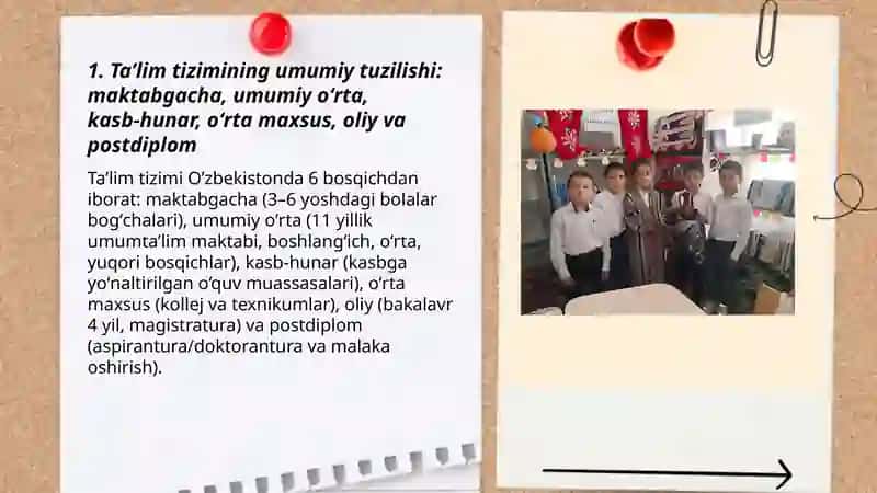 Oʼzbekiston Respublikasida taʼlim tizimi 3