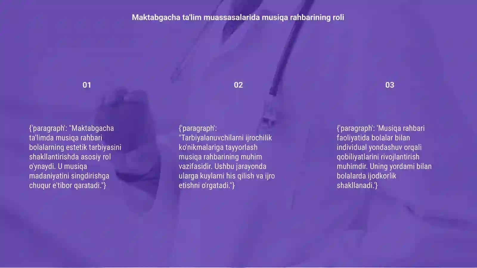 Maktabgacha ta'lim muassasalarida musiqa rahbari va tarbiyalanuvchilarining ijrochilik malakalari 3