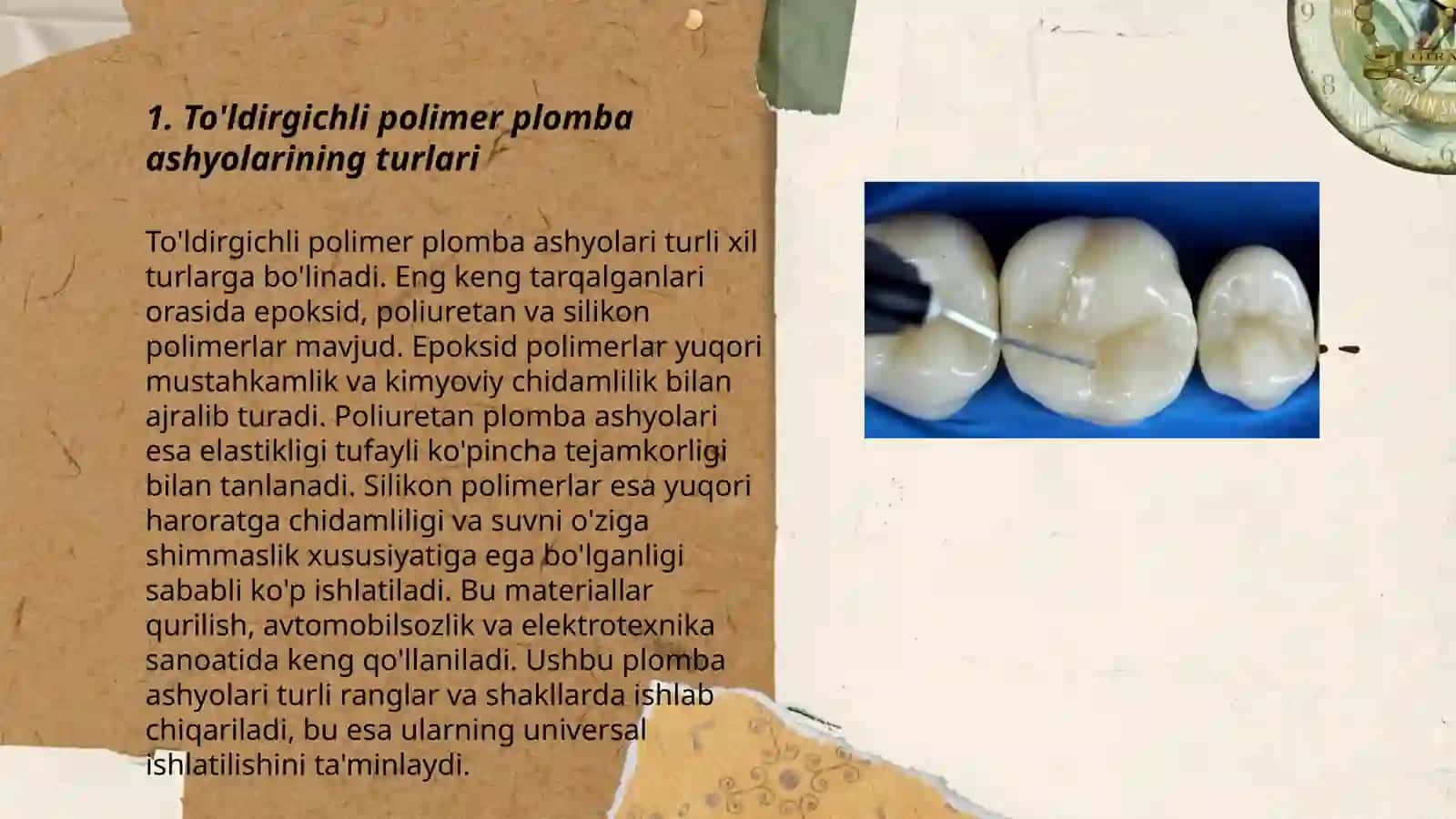To'ldirgichli polimer plomba ashyolarining tasnifi 3
