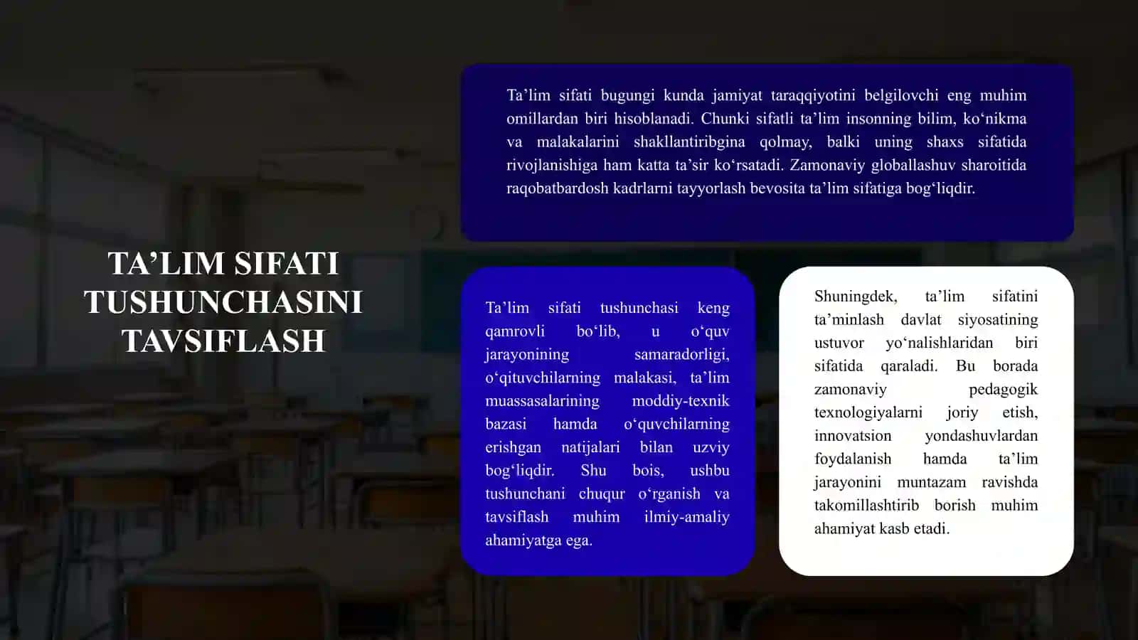 TA’LIM SIFATI TUSHUNCHASINI TAVSIFLASH 3