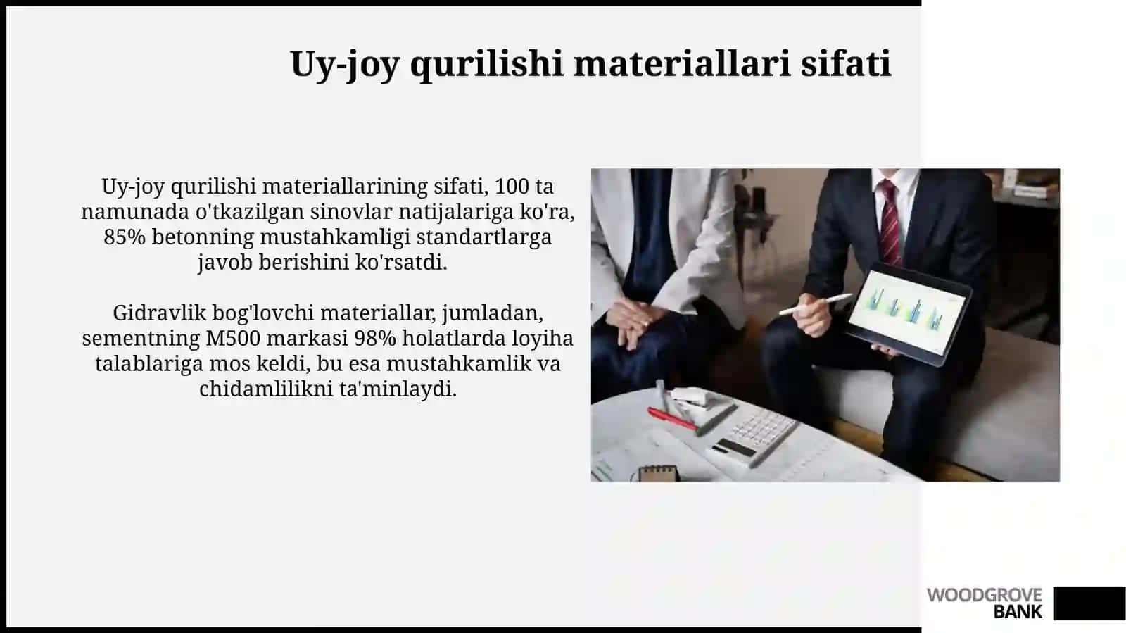 Centex Uz sifat ko'rsatkichlarini aniqlash 3
