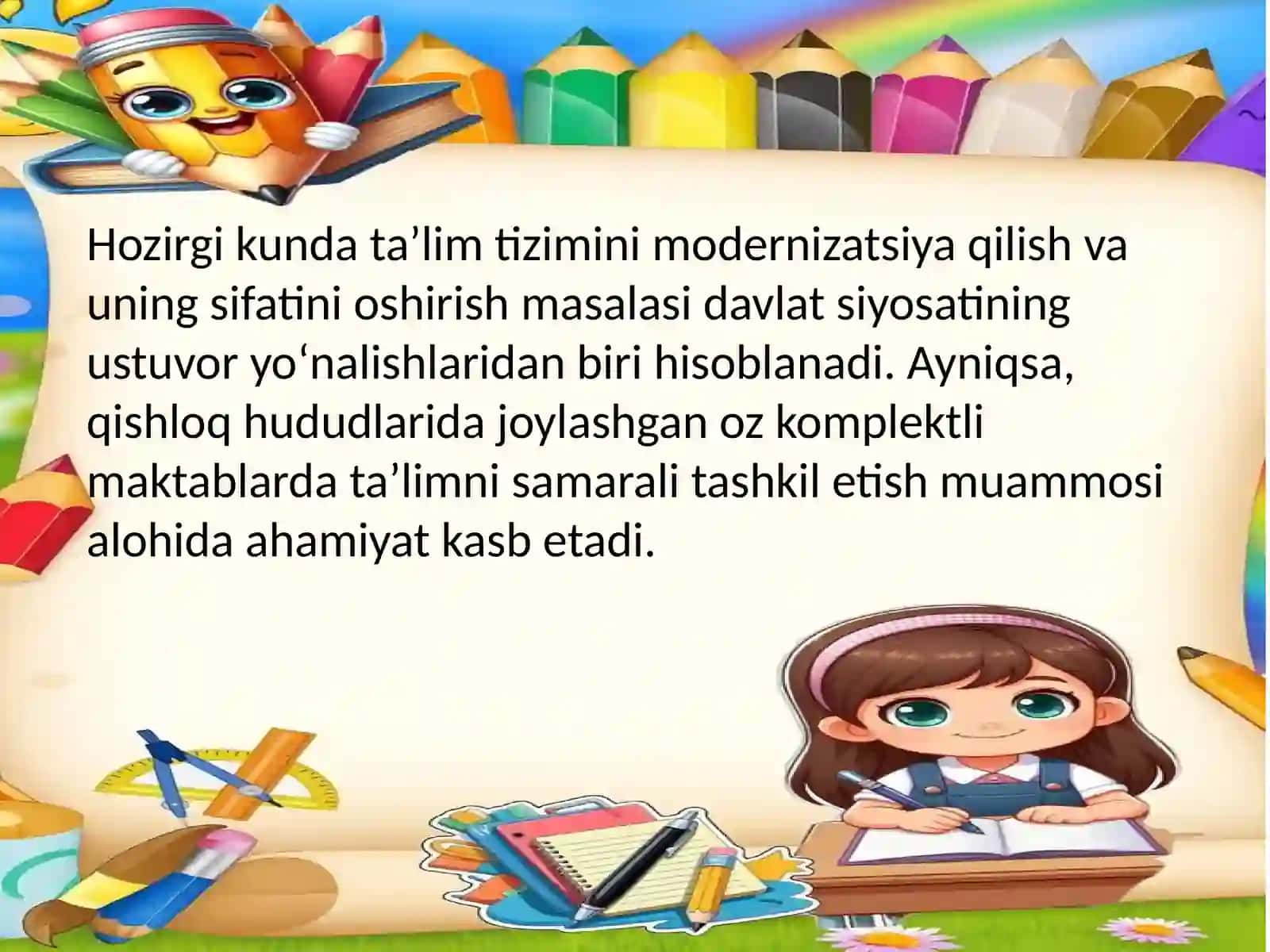 OʻZ KOMPLEKTLI MAKTABLARDA MATEMATIKA O‘QITISHNI TASHKIL QILISHNING O‘ZIGA XOS XUSUSIYATLARI 3