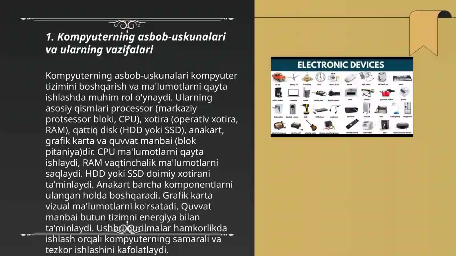 Kompyuter va mobil qurilmalarning vazifalari 3