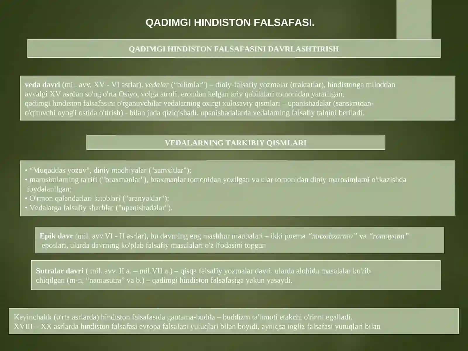 Ilk O’rta asr Sharq falsafasi va Uyg’onish davri xususiyatlari.180 3