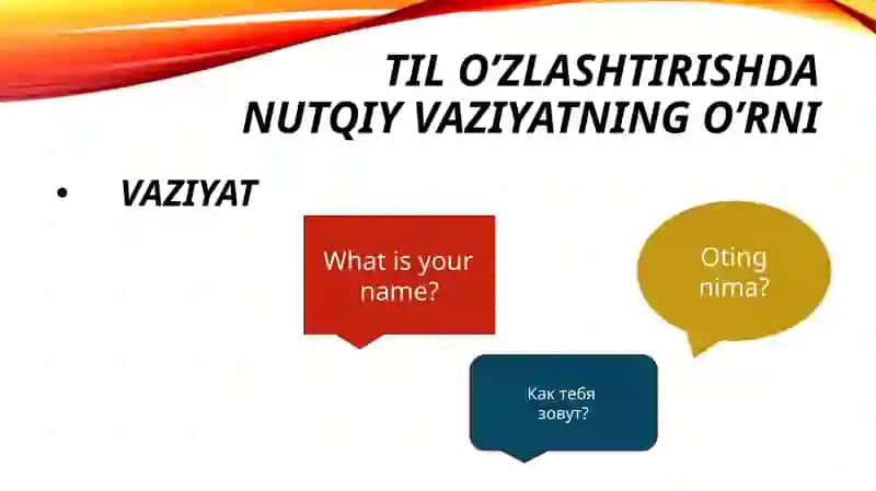 SHOHSANAMNING ONA TILI O’QITISH METODIKASI 3