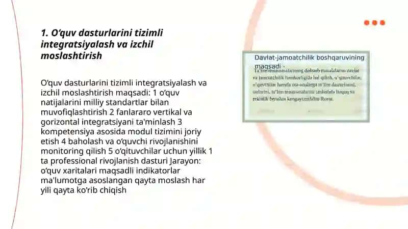 Ta’limning tizimlilik va izchillik prinsplarini amalga oshirish 3