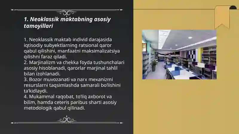 Neoklassik maktab 3