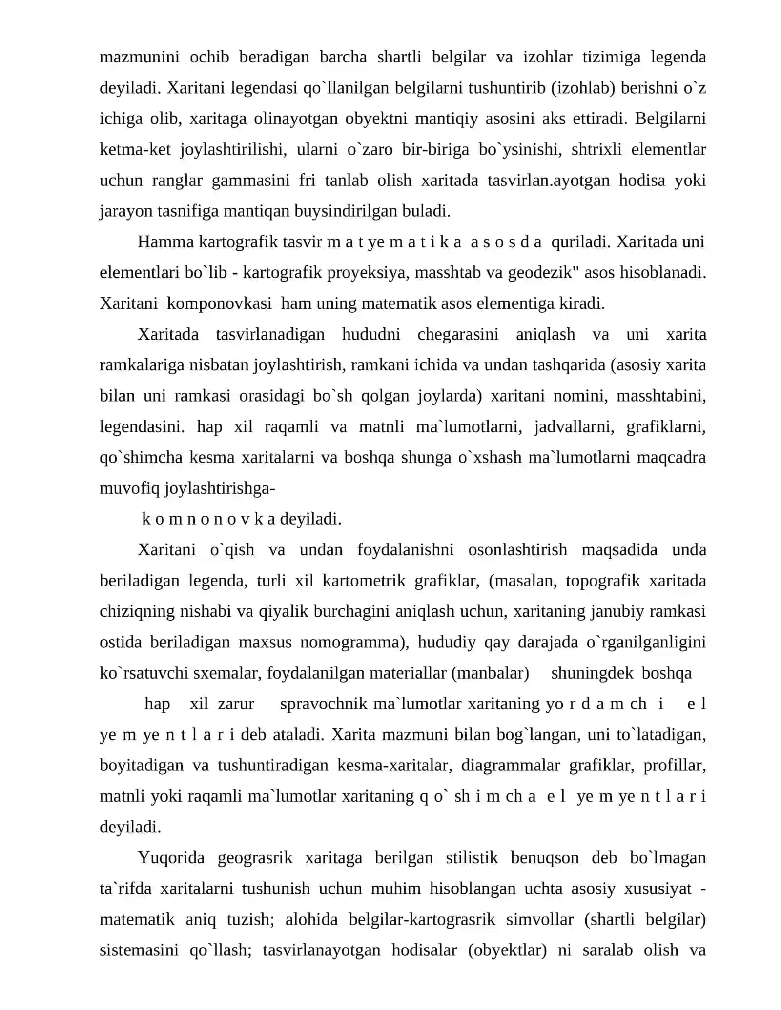 Kartografiya va geografik xaritalar 3