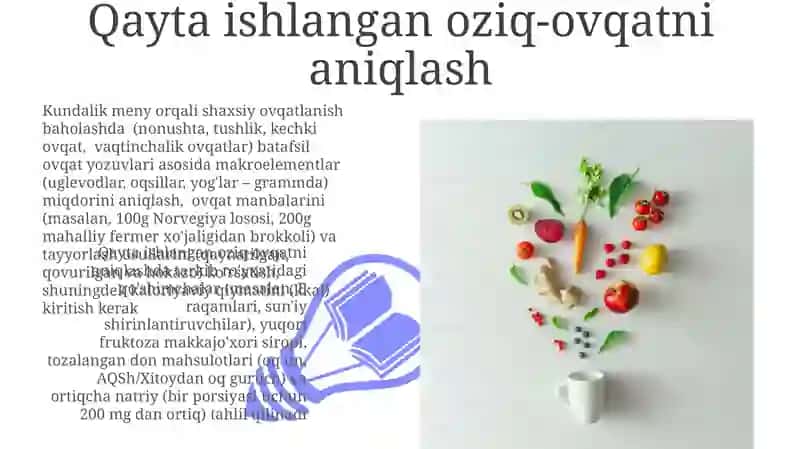 Oziq-ovqat tanqisligi va tavsiyalar 3