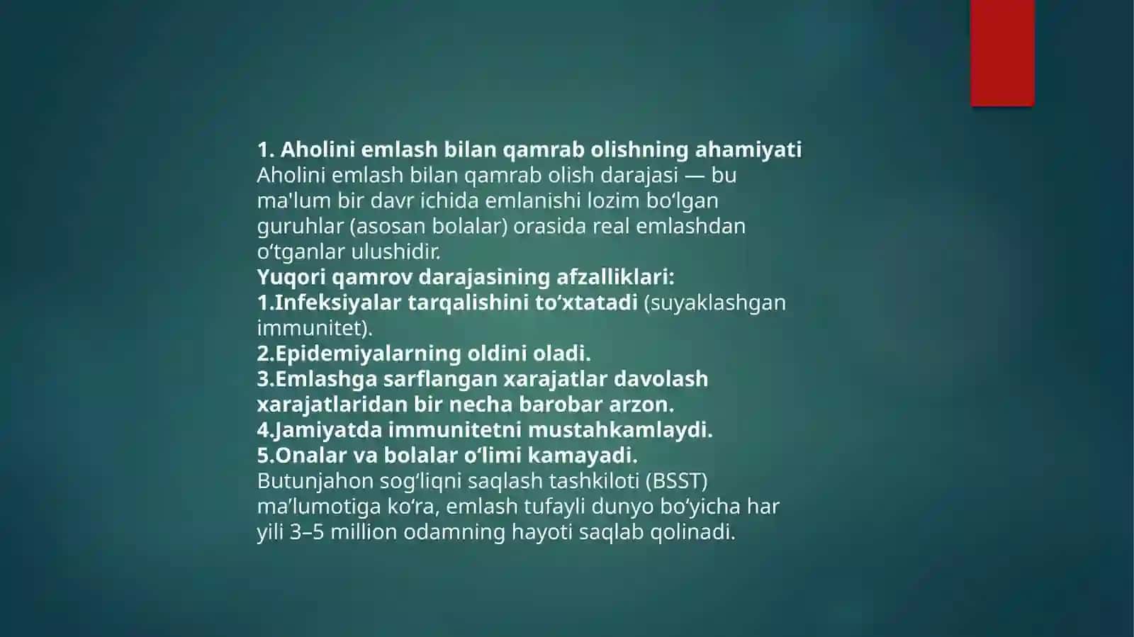 Aholini emlash bilan qamrab olish tendensiyasi va milliy emlash taqvimi 3