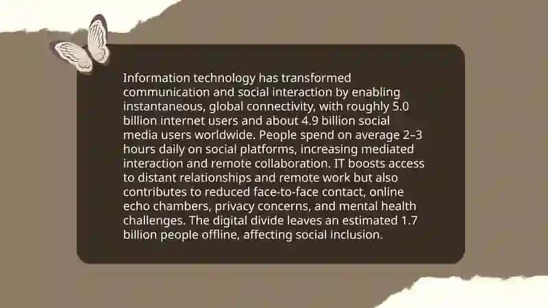 Impact of IT in our lives 3