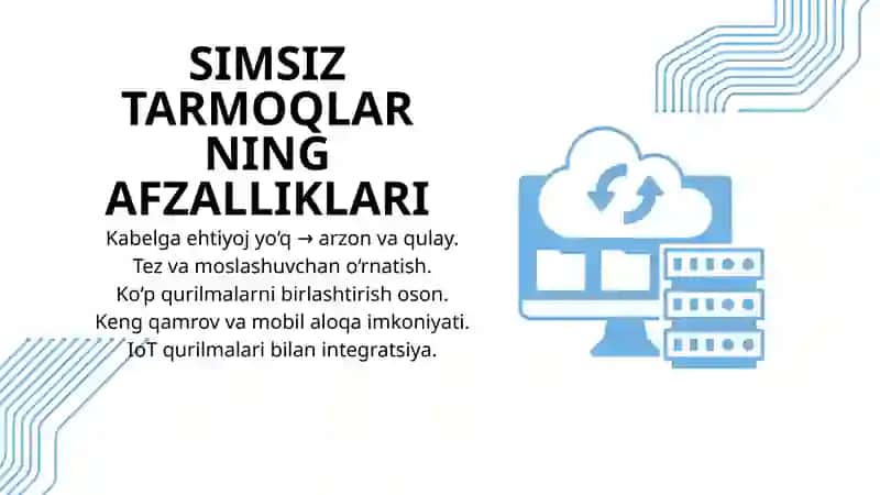 Simsiz va mobil tarmoqlar 3