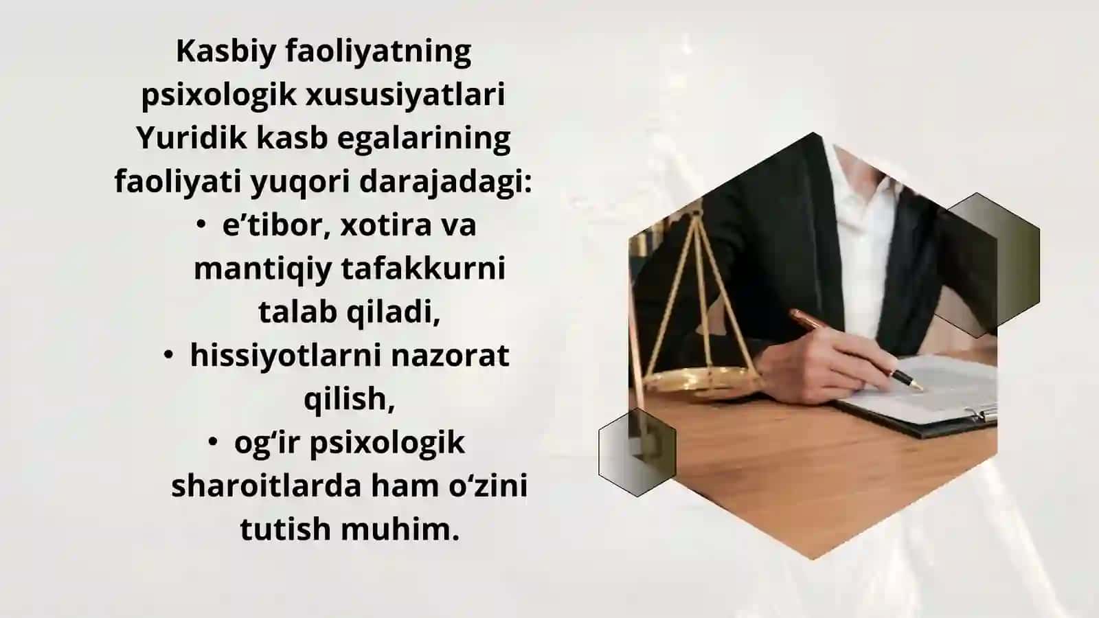 Yuridik shaxsning kasbiy psixologik xususiyatlari 3