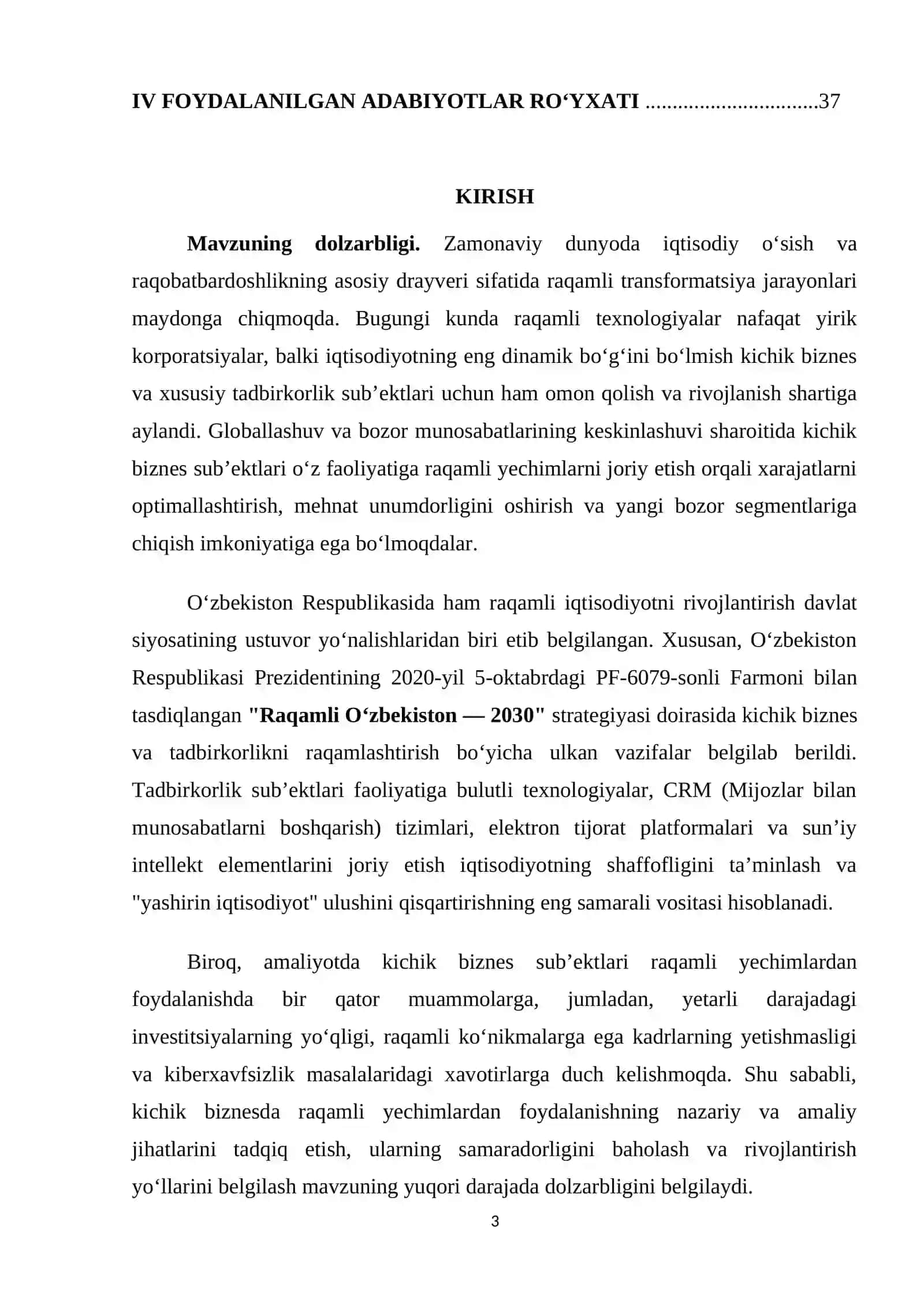 Kichik biznes uchun zamonaviy raqamli yechimlar va platformalar klassifikatsiyasi 3