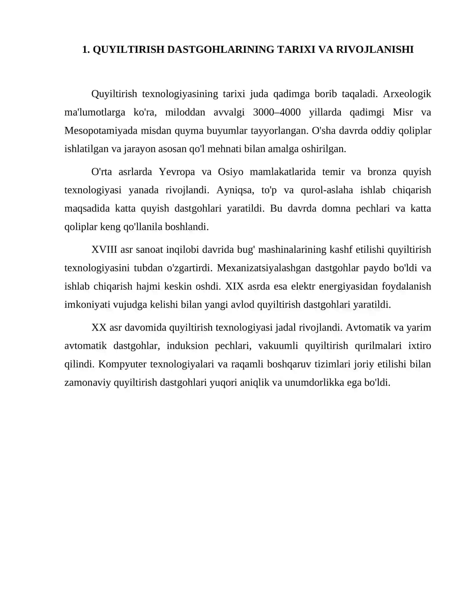 Quyiltirish dastgohlari haqida umumiy ma'lumot 3