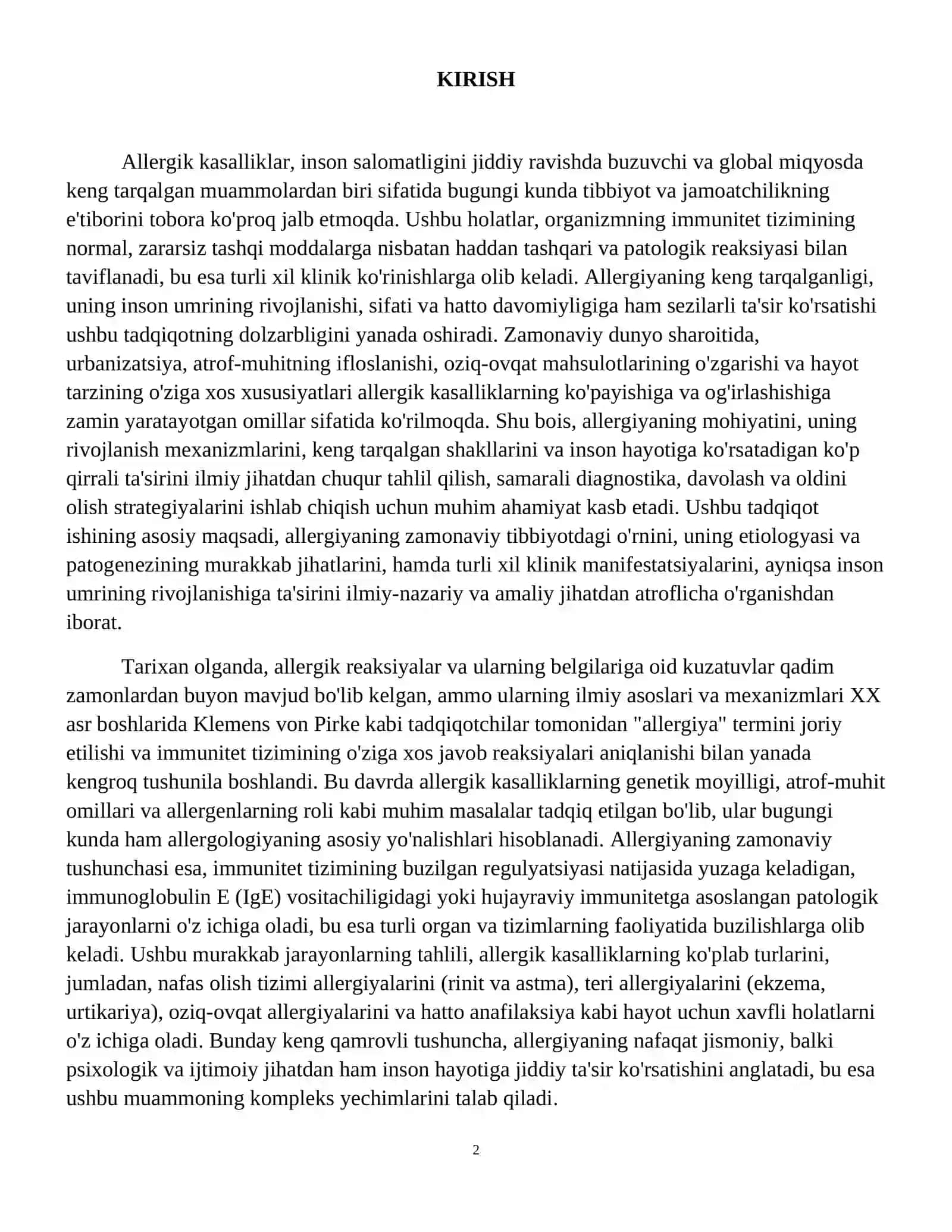 Allergiya va uning inson hayotiga ta'siri 3