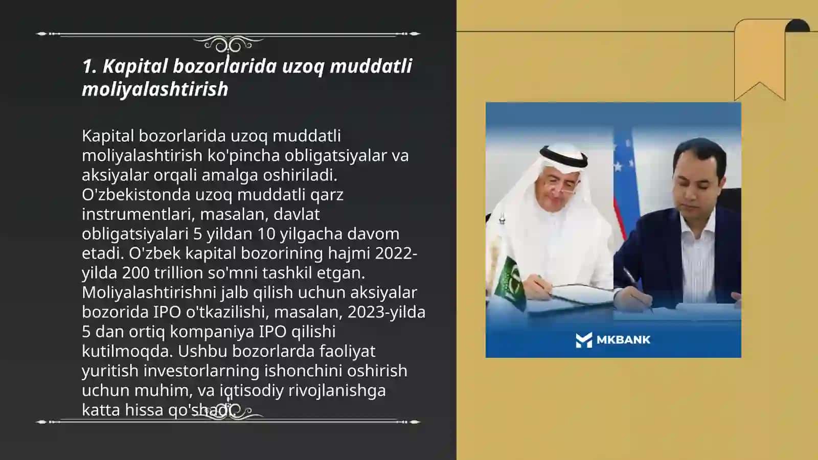 Biznesni uzoq muddatli moliyalashtirish 3