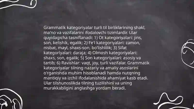 Ona tili praktikum 3