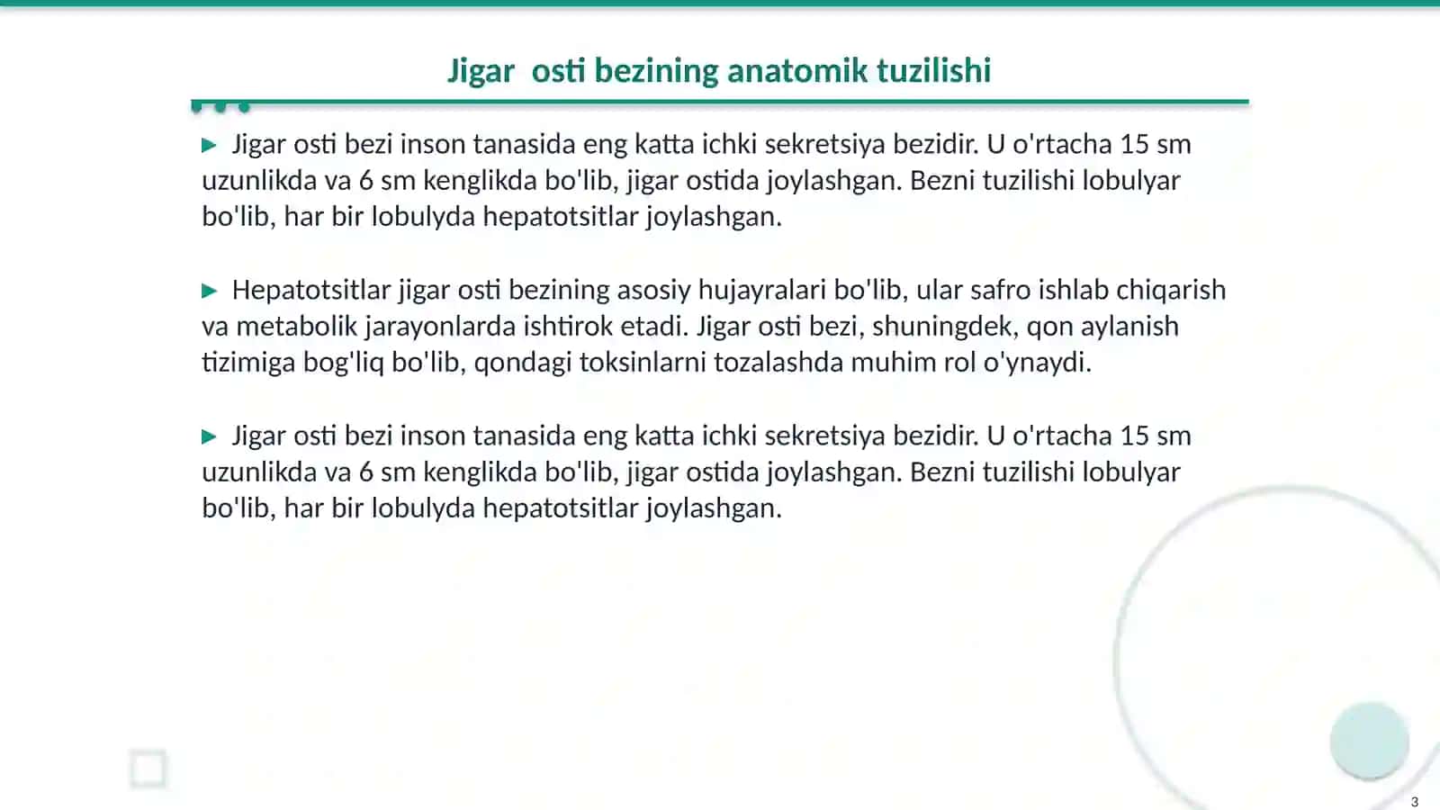 Jigar osti bezi 3