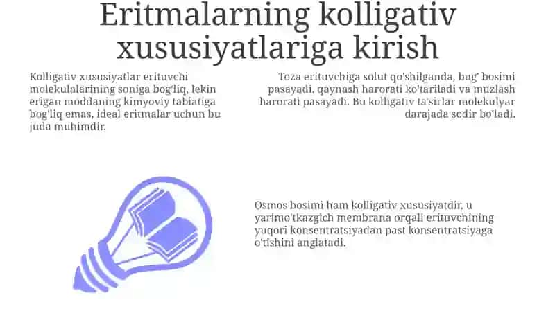 Eritmalarning kollegativ xossalari 3