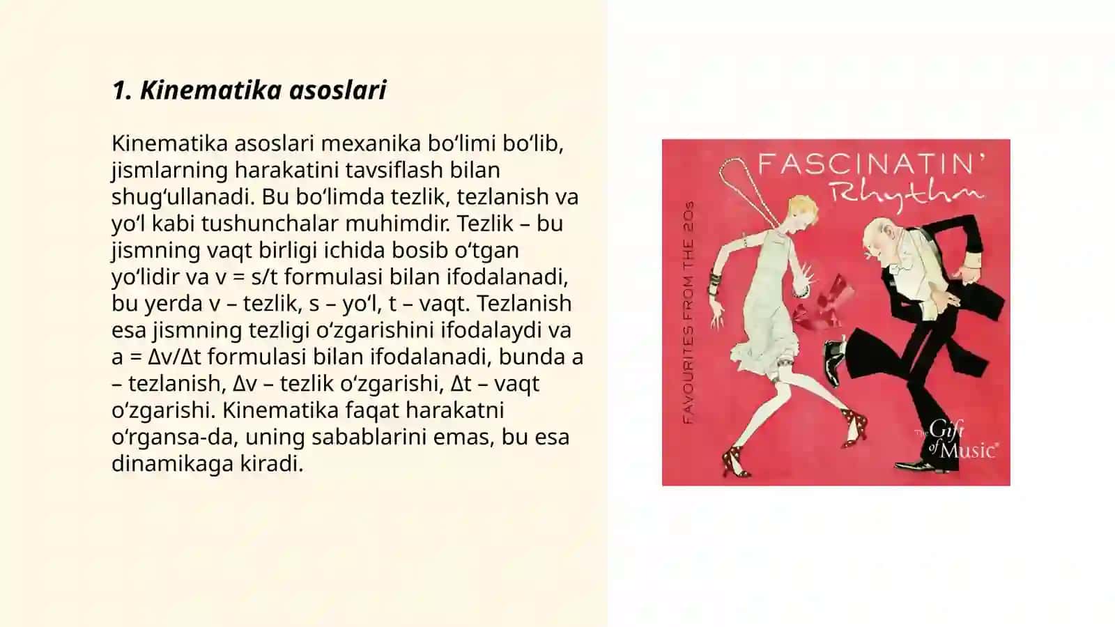 Kinematika asoslari kasalliklar va harakatlarni chegaralanishi 3