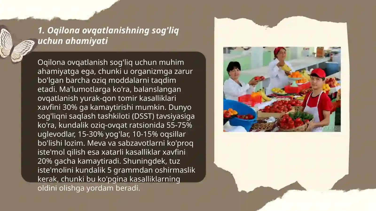 Oqilona ovqatlanish-zamonaviy dolzarb muommo ekanligi 3