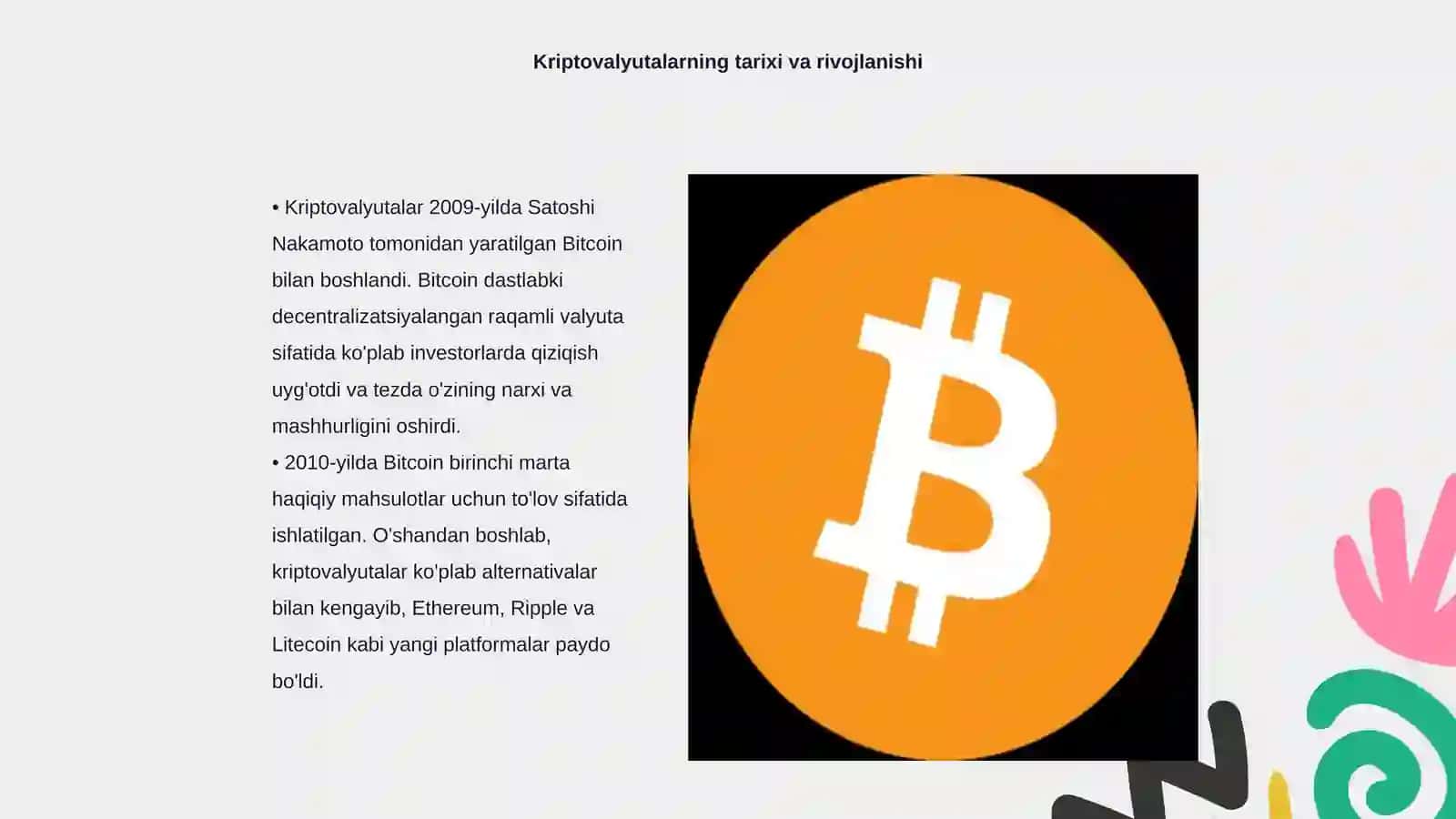 Kriptovalyutalar va blokchayn texnologiyalar 3