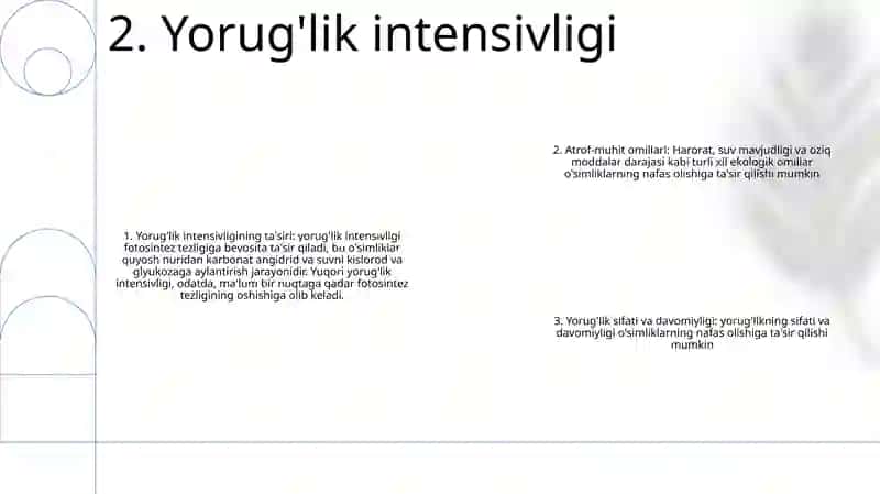 Ósimliklarning Nafas Olishga Tashqi Muhit Omillarining Ta’Siri 3