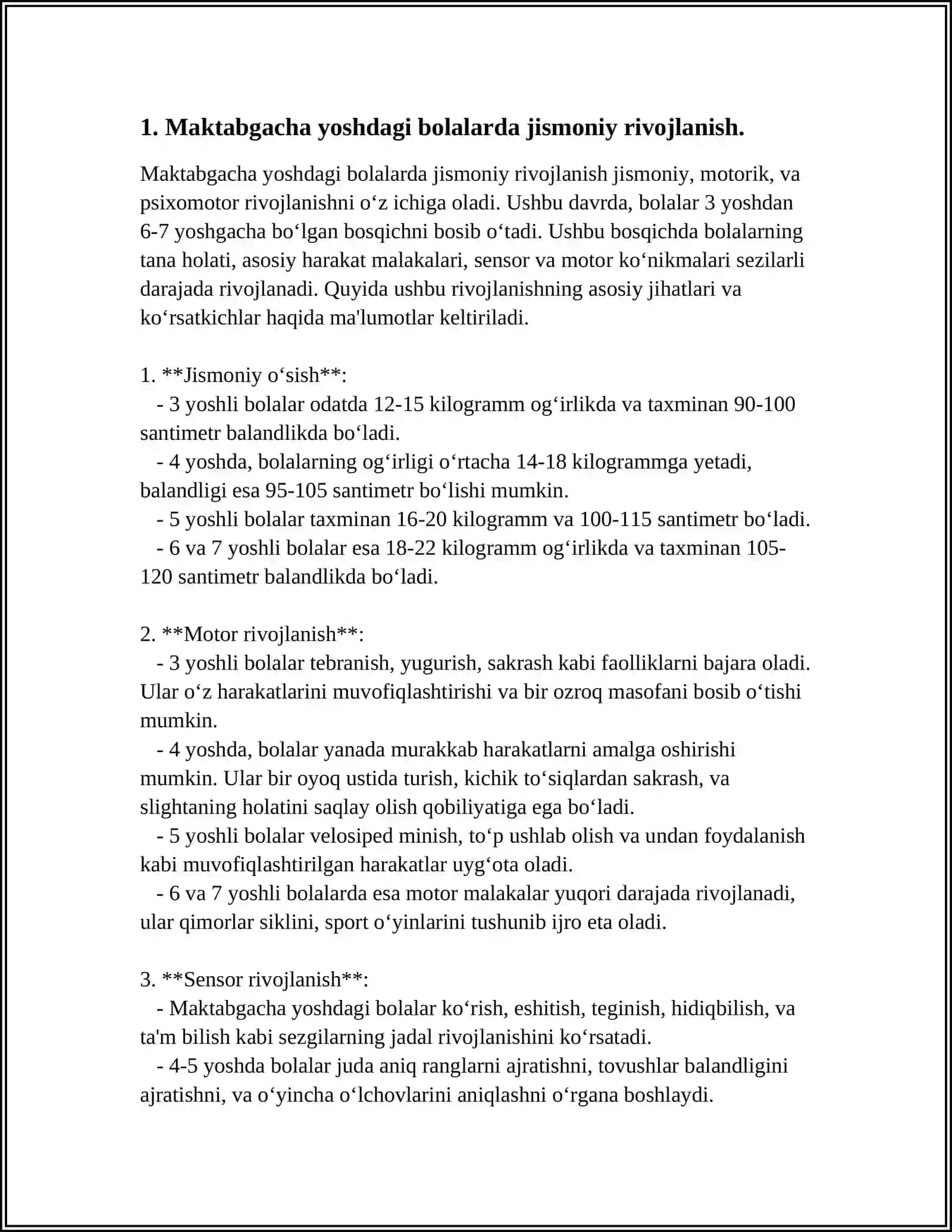 MAKTABGACHA TARBIYA YOSHIDAGI BOLALAR SPORTINI RIVOJLANTIRISH 3