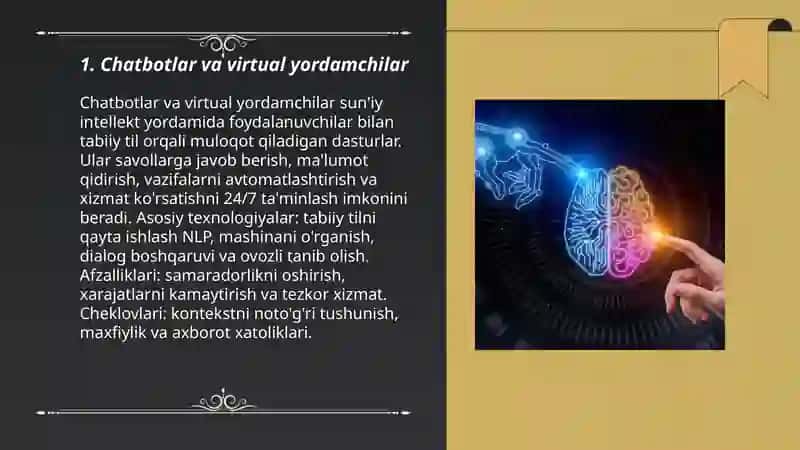 Sun'iy intelekt asosida ishlaydigan dasturlar 3