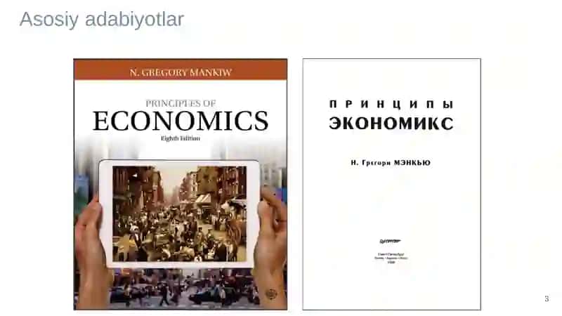 Iqtisodiyotning 10 tamoyili va Talab va taklif 3