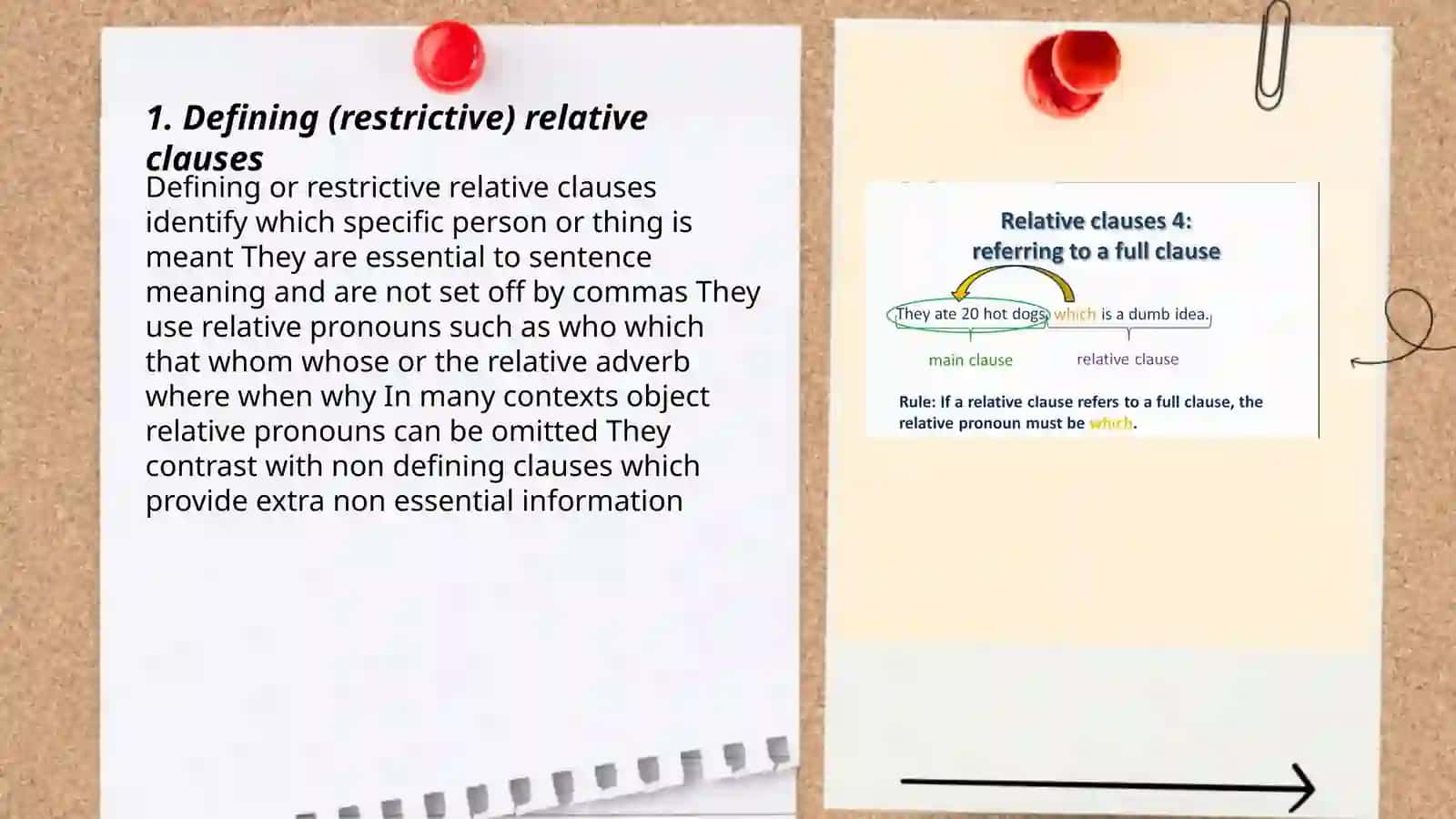 Relative clauses 1 2 3 3