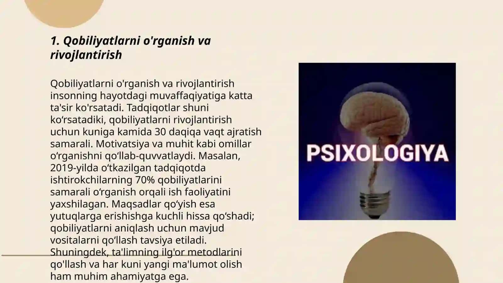 Psixologiya. Qobiliyatlar 3