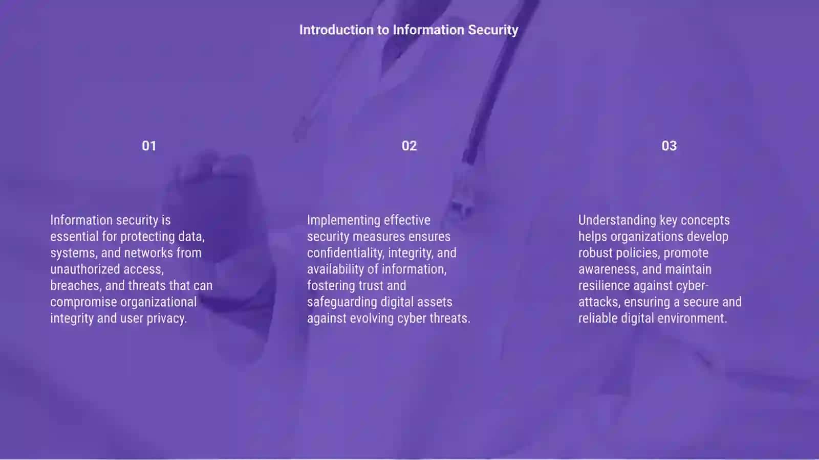 Information and Security 3