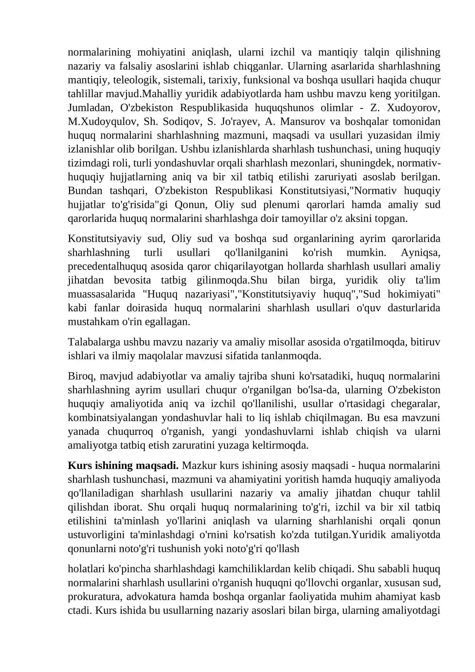 Huquq normalarini sharhlash usullari 3