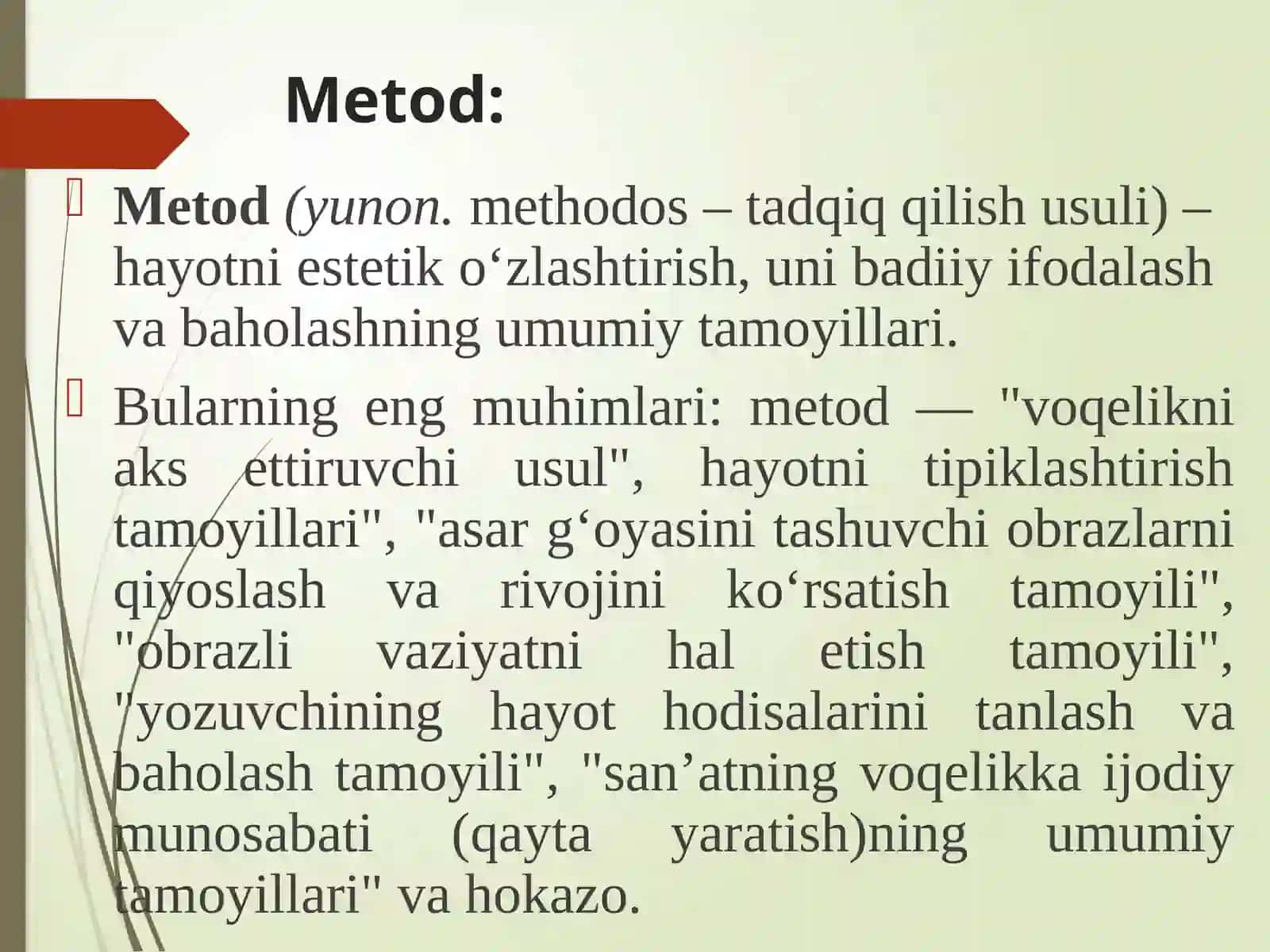 IJODIY METOD, YOʻNALISH VA OQIMLAR 3