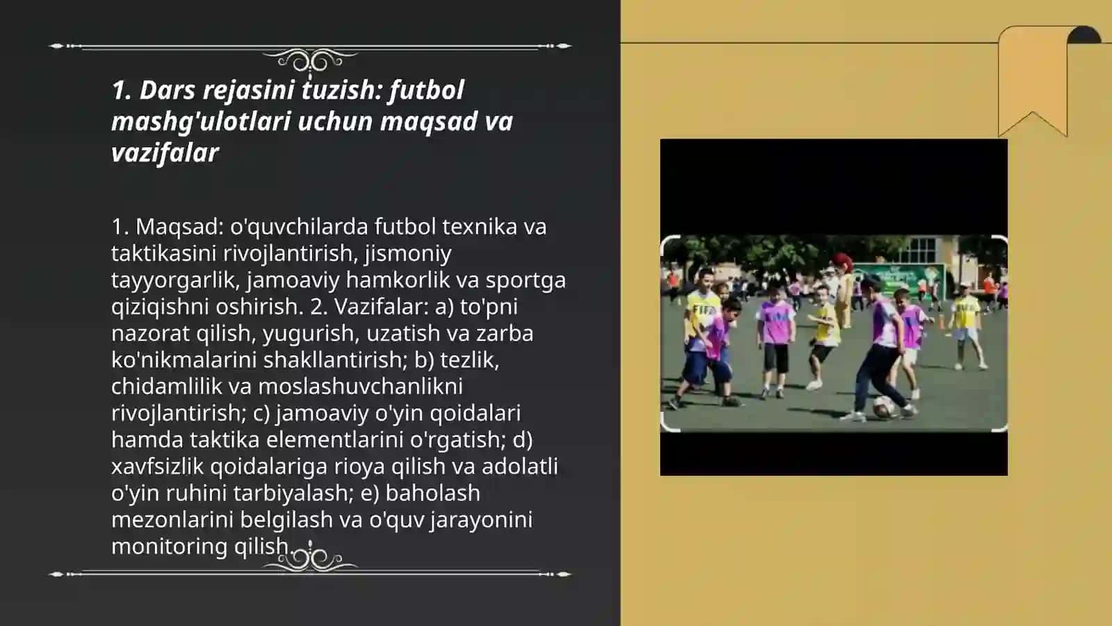 Umumta'lim maktablarida jismoniy tarbiya darslarida futbol o'yini 3